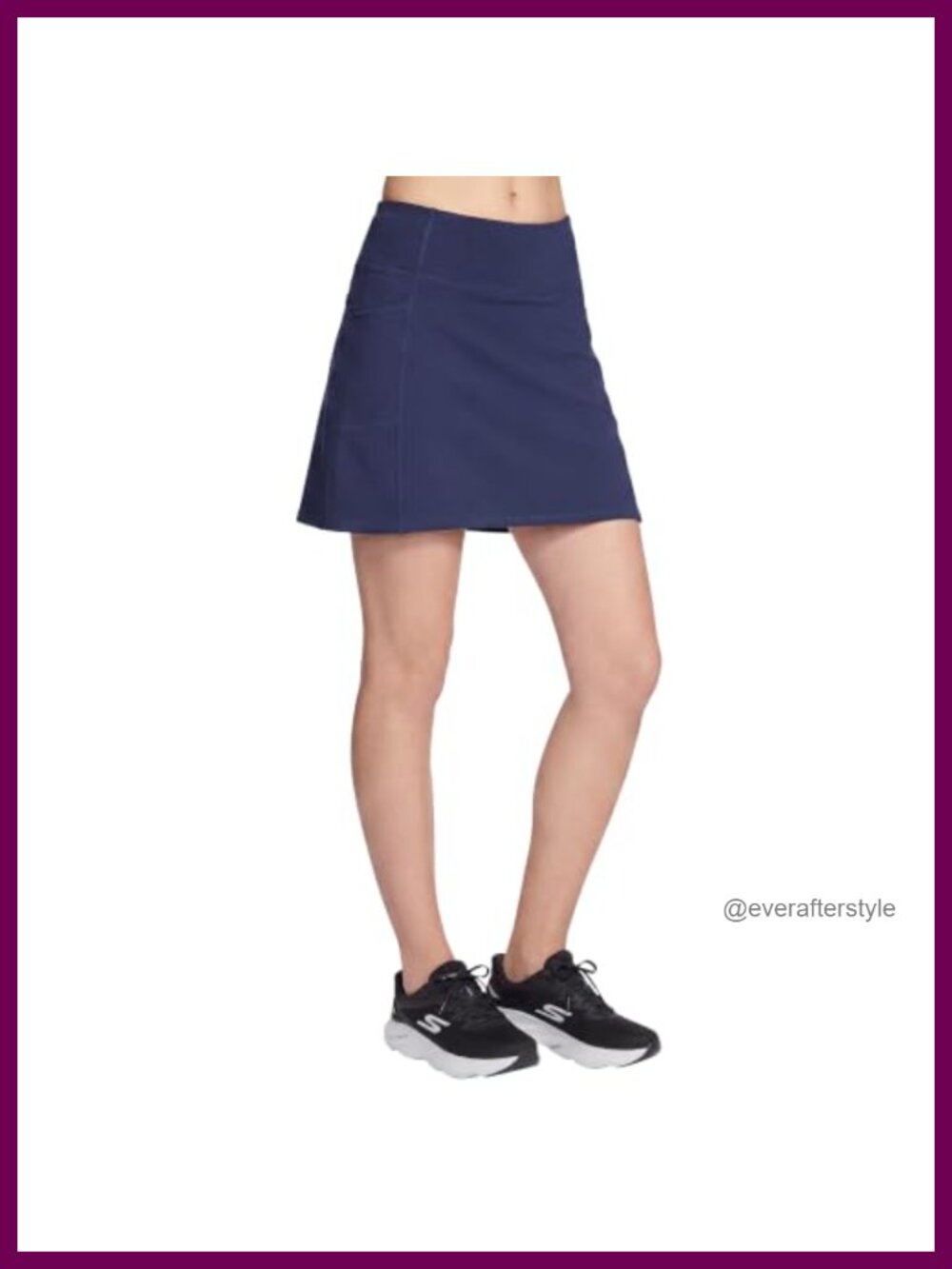 Skechers Go Walk Pickleball Skort with Built-in Shorts & Pockets